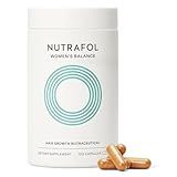 Nutrafol Women's Balance Hair Growth Supplements, Ages 45 and Up, Clinically Proven for Visibly Thicker Hair and Scalp Coverage, Dermatologist Recommended - 1 Month Supply