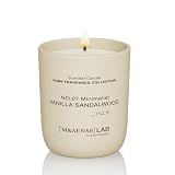 M&SENSE Natural Soy Candle| Vanilla Sandalwood | 5.3 oz | Mini Scented Candles for Relaxation,Meditation, Home Décor | for Bedroom, Office, Party Small