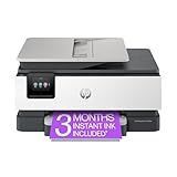 HP OfficeJet Pro 8125e Wireless All-in-One Color Inkjet Printer, Print, scan, Copy, ADF, Duplex Printing, Home & Office, 3 Months of Instant Ink Included (405T6A)