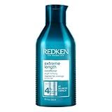 Redken Extreme Length Conditioner For Damaged Hair - Fortifies, Strengthens and Conditions Hair, Infused With Biotin & Castor Oil For Hair Growth, 10.1 Fl Oz