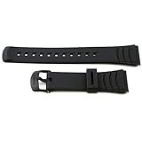 Casio 10169264 Genuine Factory Replacement Resin Watch Band fits DBC-32-1A DBC-32-9A DBC-32C-1 DBC-32C-1B,Black