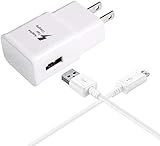 Samsung Galaxy Tab E 8.0 Tablet Adaptive Fast Charger Micro USB 2.0 Cable Kit! True Digital Adaptive Fast Charging uses Dual voltages for up to 50% Faster Charging!