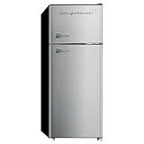 Frigidaire, 2 Door Apartment Size Refrigerator/Freezer Combo, 7.5 cu ft, Platinum Series, Stainless, 23" D x 21.5" W x 55.5" H