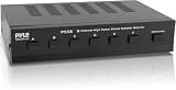 PYLE PSS6 Home 6-Channel High Power Stereo Speaker Selector, Black