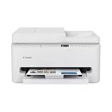 Canon PIXMA TR7120 Wireless Color Inkjet Printer, Duplex Printing, White – Home Printer with Copier/Scanner, Auto Document Feeder, Compact Design, Intuitive Control Panel