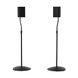 SANUS Height Adjustable Speaker Stands for Satellite & Bookshelf Speakers