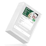 Bonsenkitchen Precut Vacuum Food Sealer Bags 100 Pint 6" x 10", BPA Free, Commercial Grade Textured Food Vacuum Sealer Bag, Thick Embossed Bags for Food Storage and Sous Vide Cooking VB3204