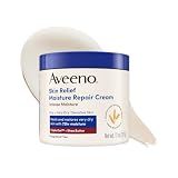 Aveeno Skin Relief Intense Moisture Repair Body Cream with Triple Oat & Shea Butter Formula, Moisturizing Cream Heals & Restores Very Dry Skin with Long-Lasting Moisture, Fragrance-Free, 11 Oz
