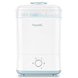 Papablic Baby Bottle Sterilizer and Dryer Pro, Esterilizador De Biberones, Electric Steam Sterilizer for Baby Bottles, Pacifiers, and Pump Parts, Large Capacity 10 Bottles