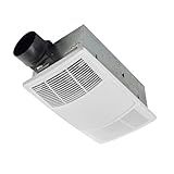 Broan-NuTone Bathroom Exhaust Fan with Heater Quiet 1.5 Sones, 80 CFM and 3-Level CCT Lighting, Powerful Ventilation and Warm Comfort for Any Bathroom