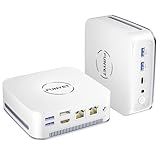 FUNYET Mini PC Gaming PC, Desktop Computer with Intel 12th Gen Alder Lake N95(up to 3.4GHz), 16GB DDR4 RAM 512GB SSD, Supports 4K Displays, Windows 11 Pro White