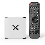 Android 12 TV Box with HDMI AV LAN SPDIF USB Ports, 4GB RAM 32GB ROM, WiFi 6 Bluetooth 5.0, Smart TV Box 4K H.265 Streaming Media Player with TF Card Expansion