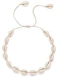 Nackiy Shell Necklace for Women, Handmade Summer Beach Jewelry Gift