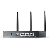 TP-Link ER706W Omada Gigabit AX3000 WiFi 6 VPN Router | 1x USB 3.0 Support USB Storage and LTE Backup with LTE dongle | Supports Omada Mesh | Easy Set-up