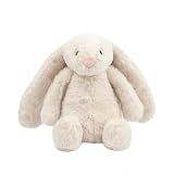 Best Pet Supplies Bunny Buddy Squeaky Plush Dog Toy - Beige, Medium