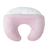 NIVAVA BABY Nursing Pillow and Positioner for Breastfeeding, Ultra Soft Baby Breastfeeding Pillows for More Support for Mom and Baby, with Premium Removable Cover (Blushing Bride)