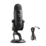 Logitech for Creators Blue Microphones Yeti USB Microphone (Blackout)