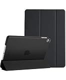 ProCase for iPad 9th/ 8th/ 7th Generation Case 10.2 Inch (2021/2020/2019 Release), 10.2 iPad Case 9th/ 8th/ 7th Gen Cover, Slim Smart Cover with Translucent Hard Shell Back -Black