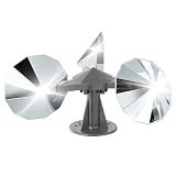 OFFO Bird Scare Reflective Device, Bird Reflector with Plastic Base for Outside Patio, Keep Pigeon Woodpeckers and Sparrows Away from Outdoor Boats Roofs Gardens