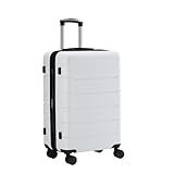 Sweetcrispy Carry on Luggage, Hard Shell ABS Suitcase with Double Spinner Wheels, Lightweight Expandable Rolling Suit Case with TSA Lock, 20 Inch Cream White