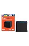 Amazon Fire TV Cube, with AI-powered Fire TV Search, Hands-free streaming device, find shows faster with Alexa+, Wi-Fi 6E, 4K Ultra HD