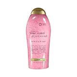 OGX Sensitive + Rose Water & Pink Sea Salt Body Scrub, 19.5 fl oz
