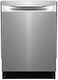 Frigidaire 24 in. Top Control Built-in Tall Tub Dishwasher in Stainless Steel with 5-Cycles 49dBA and Hybrid Tub FDHP4336AS