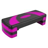 BalanceFrom 31-inch Aerobic Step Platform Trainer with 3 Adjustable Risers