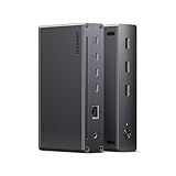 UGREEN 8-in-1 Thunderbolt 4 Docking Station, 40Gbps TB4 Hub, 3xTBT4 Dual 4K@60Hz or Single 8K Display, 85W Charging, Gigabit Ethernet, 3xUSB A 3.2, Revodok Max 208 Dock for Mac M1/M2/M3/M4 Pro/Max