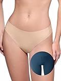 LUCKMEEY Cotton Thongs for Women Seamless Thongs for Women No Show Thong Panty Liners Workout G-String Thongs Underwear