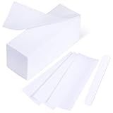 Mirucoo 200 Pieces Large Non-woven Wax Strips for Body and Facial Hair Removal, Salon Quality Epilating Strips