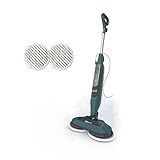 Shark Steam & Scrub All-in-One Scrubbing and Sanitizing Hard Floor Steam Mop, 2 Steam Modes, 2 Dirt Grip Soft Scrub Pads Included, XL Removable Water Tank, Swivel Steering, Teal, S8002BRN