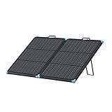 Renogy Solar Panels, 100W Portable Lightweight Solar Suitcase, N-Type 25% High Efficiency Foldable Panel 24.64x20.62, Fast Setup with Kickstands, IP67 Waterproof for RV Camping Off-Grid Blackouts