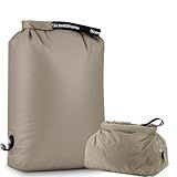 EPEDAL24 Travel Laundry Bag, Pump-Free Vacuum Compression Dirty Clothes Bag, Medium Reusable Waterproof & Washable Laundry Bag, Wet and Dry Bag, Ideal for Suitcases, Laundromats (1 Pack) Gray