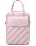 LUGGEX Laptop Sleeve Case 13-14 Inch, 360° Protective 13.3 Inch Puffy Laptop Bag Carrying Case with Handle, Multi-Accessory Pockets Compatible with IPad MacBook Air 13/Pro 14, HP Dell Lenovo Surface