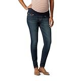 Levi Strauss Signature Gold Women's Maternity Baby Bump Skinny Jeans, Blue Laguna, X-Large