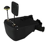 EV800D FPV Goggles with DVR 5.8G 40CH 5 Inch 800x480 Build in Antenna Battery for Analog FPV Camera and Transmitter FPV Drone RC Car