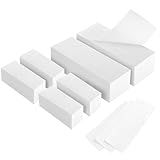 600-Count Non Woven Wax Strips, 2 Size Body and Facial Epilating Wax Strips Paper for Hair Removal, Beauty Waxing Strips for Leg Face Chest Back and Bikini
