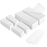 600-Count Non Woven Wax Strips, 2 Size Body and Facial Epilating Wax Strips Paper for Hair Removal, Beauty Waxing Strips for Leg Face Chest Back and Bikini