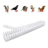 Mardili Bird Spikes for Outside, Pigeon Deterrent 24 Pack, 33.46ft