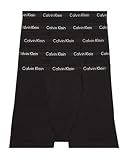 Calvin Klein Men's Cotton Stretch 5-Pack Boxer Brief, 5 Black, Small