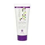 Andalou Naturals Body Butter, Lavender Firming Cream,8 Oz, Shea Butter, Cocoa Butter & Primrose Oil, Body Moisturizer for Dry Skin, Vegan