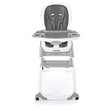 Ingenuity SmartClean Trio Elite 3-in-1 High Chair, Use 6 Months to 5 Years, Includes Dishwasher-Safe Tray, Convertible to Booster Seat & Toddler Chair