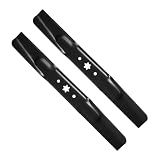 42" Deck Replacement High Lift Blades for 942-04308 942-04308A 742-04308 742-04312 942-04312- Compatible with Cub Cadet XT1-LT42 XT2-LX42 Riding Mower Craftsman LT1500 Troy Bilt Bronco 42 - 2 Pack