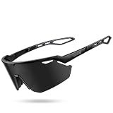 Lamicall Polarized Sports Sunglasses for Men Women, [24g Ultralight] [Adjustable Nose Pad] UV400 Protection Sun Glasses for Cycling Running Baseball Fishing Golf Beach Volleyball Driving