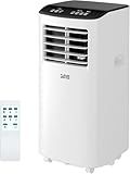 Garvee 8,000 BTU Portable Air Conditioner, 3-in-1 Portable AC Unit with Remote Control, Cool, Dehumidifier & Fan Modes for Rooms up to 350 sq.ft, with Sleep Mode, 24 Hours Timer, and Window Kit