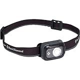 BLACK DIAMOND Sprint 225 Lumen Rechargeable LED Headlamp for Running, Camping, Hiking, Compact and Lighweight, Graphite