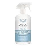 cuccio SOMATOLOGY Yoga Mat Sani Spray Cleaner - Essential Liquid Mat Cleanser Mist - Non Sticky, Quick Drying, Odor, Dirt And Sweat Control - Natural, Chemical Free Equipment Freshener - 32 Fl Oz
