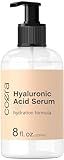 Coera Hyaluronic Acid Serum | 8 fl oz | Moisturizing and Hydrating | For Face, Skin, Hair & Nails | Paraben & SLS Free