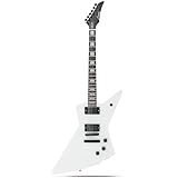 Firefly FFLX Solid Body Electric Guitar,Mahogany Guitar body,Stainless steel and ball end frets,rosewood fretboard(White Color)